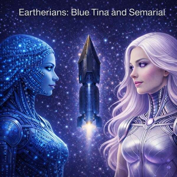 Cover art for Eartherians: Blue Tina and Semarial